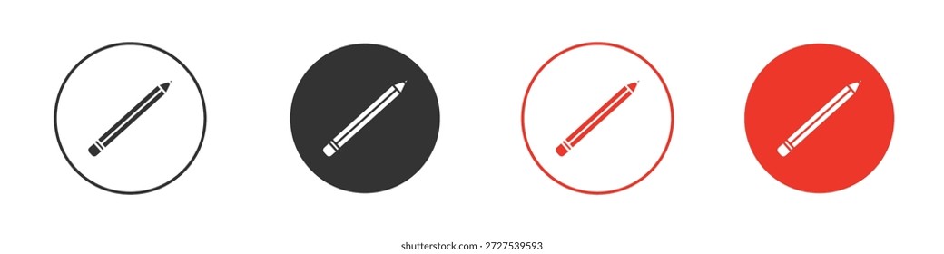 Icono de lápiz. diseño de Vector de Web