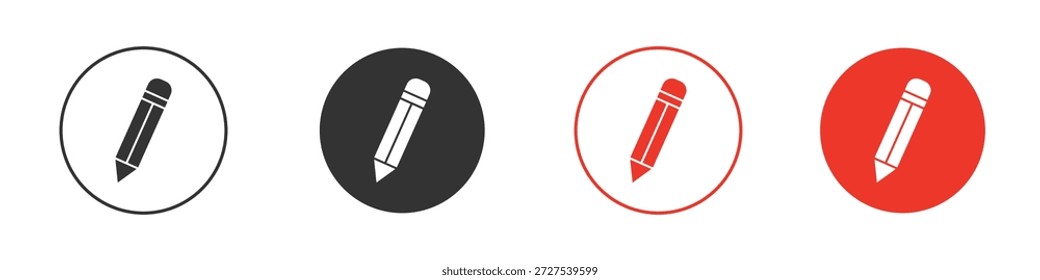 Icono de lápiz. diseño de Vector de Web