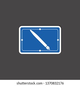 pencil icon for write