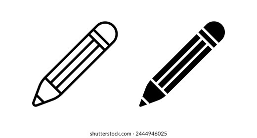 Pencil icon. write sign. for mobile concept and web design. vector illustration