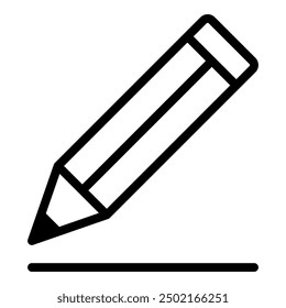 Pencil icon. Writing icon. Icon about writing