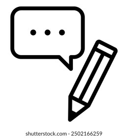 Pencil icon. Writing icon. Icon about writing