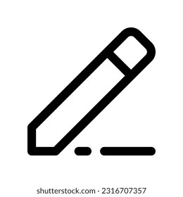 pencil icon for your website design, logo, app, UI.
