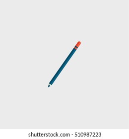 pencil icon,flat design
