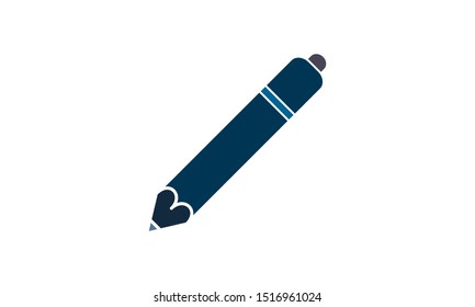 Pencil icon.High quality logo for web site design and mobile apps. Vector illustration on a white background.