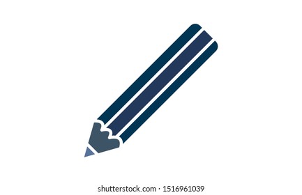 Pencil icon.High quality logo for web site design and mobile apps. Vector illustration on a white background.