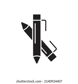Pencil icons  symbol vector elements for infographic web