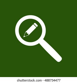 Pencil icon,vector. Flat design.