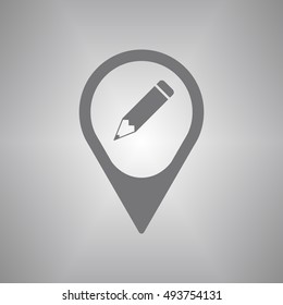 Pencil icon,vector. Flat design.