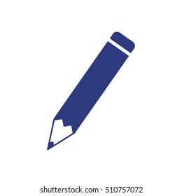 Pencil icon,vector.  Flat design.