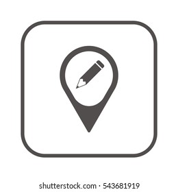 Pencil icon,vector. Flat design.