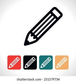 pencil icon.vector illustration.