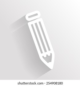 pencil icon.vector illustration.