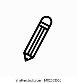 Pencil icon,vector illustration. Flat design style. vector pencil icon illustration isolated on White background, pencil icon Eps10. pencil icons graphic design vector symbols.