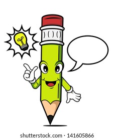 pencil idea cartoon