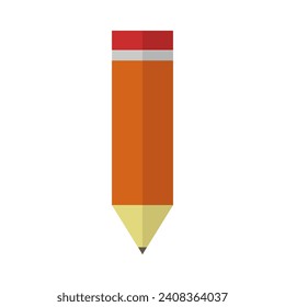 Lápiz ilustrado sobre fondo blanco