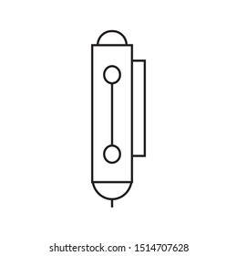 Pencil Illustration icon. Flat Pencil Vector. Pencil Logo
