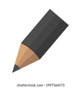 pencil illustration vector, high quality flat design illustration
