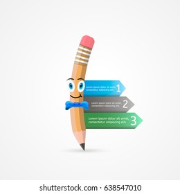 Pencil Infographics