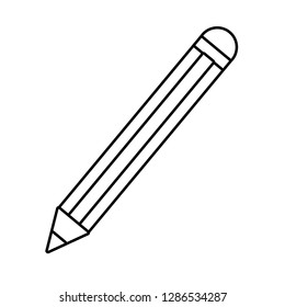 pencil isolated icon