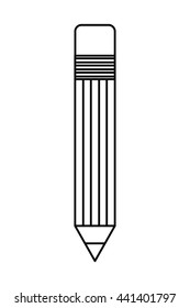 pencil  isolated icon design