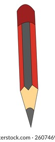 Pencil isolated on white background