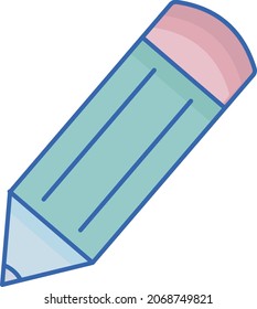 Pencil Isolated Vector icon which can easily modify or edit

