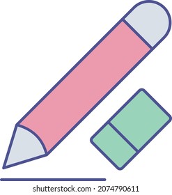 Pencil Isolated Vector icon which can easily modify or edit

