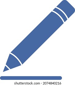 Pencil Isolated Vector icon which can easily modify or edit

