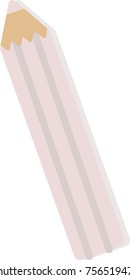 Pencil isolated vector illustration