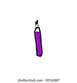 pencil letter i cartoon