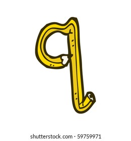 pencil letter q cartoon