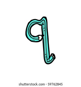 pencil letter q cartoon