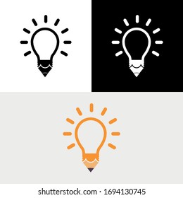 Pencil Light Bulb Idea Write Education