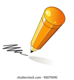 Pencil and line