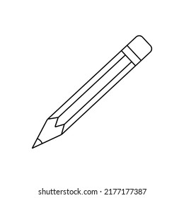 Pencil Line Art Style Vector Image Stock Vector (Royalty Free ...