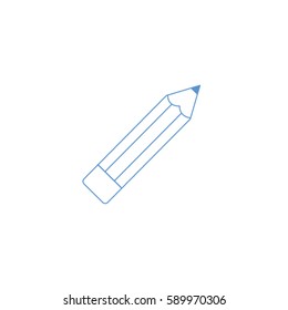 Pencil Line Art Vector