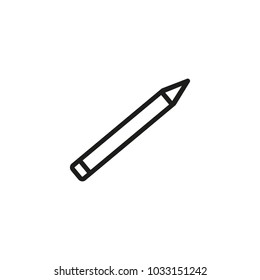Pencil line icon