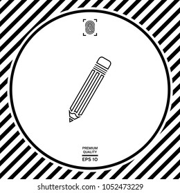 Pencil - line icon