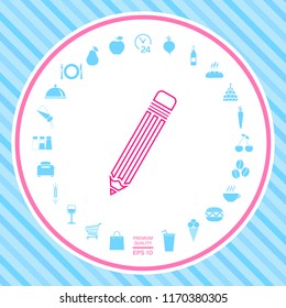 Pencil - line icon