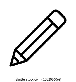 pencil line icon