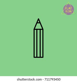 pencil line icon