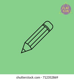 pencil line icon