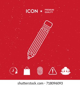 Pencil - line icon