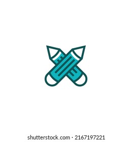 Pencil line icon. linear style sign for mobile concept and web design. Outline vector icon. Symbol, logo illustration. Vector graphic