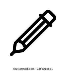 pencil line icon. vector icon for your website, mobile, presentation, and logo design.