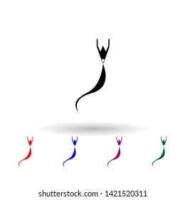 pencil and line multi color icon. Elements of art and painting set. Simple icon for websites, web design, mobile app, info graphics