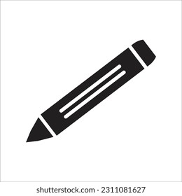 pencil line new vector icon