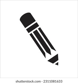 icono de vector nuevo de línea de lápiz