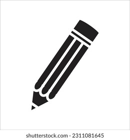 pencil line new vector icon